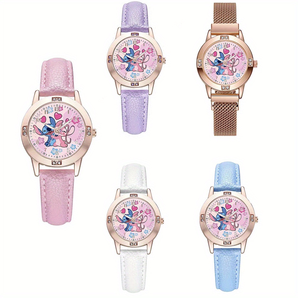 Women'S Accessories To Wear With Watch - Zegarek kwarcowy Disney Stitch, uroczy zegarek