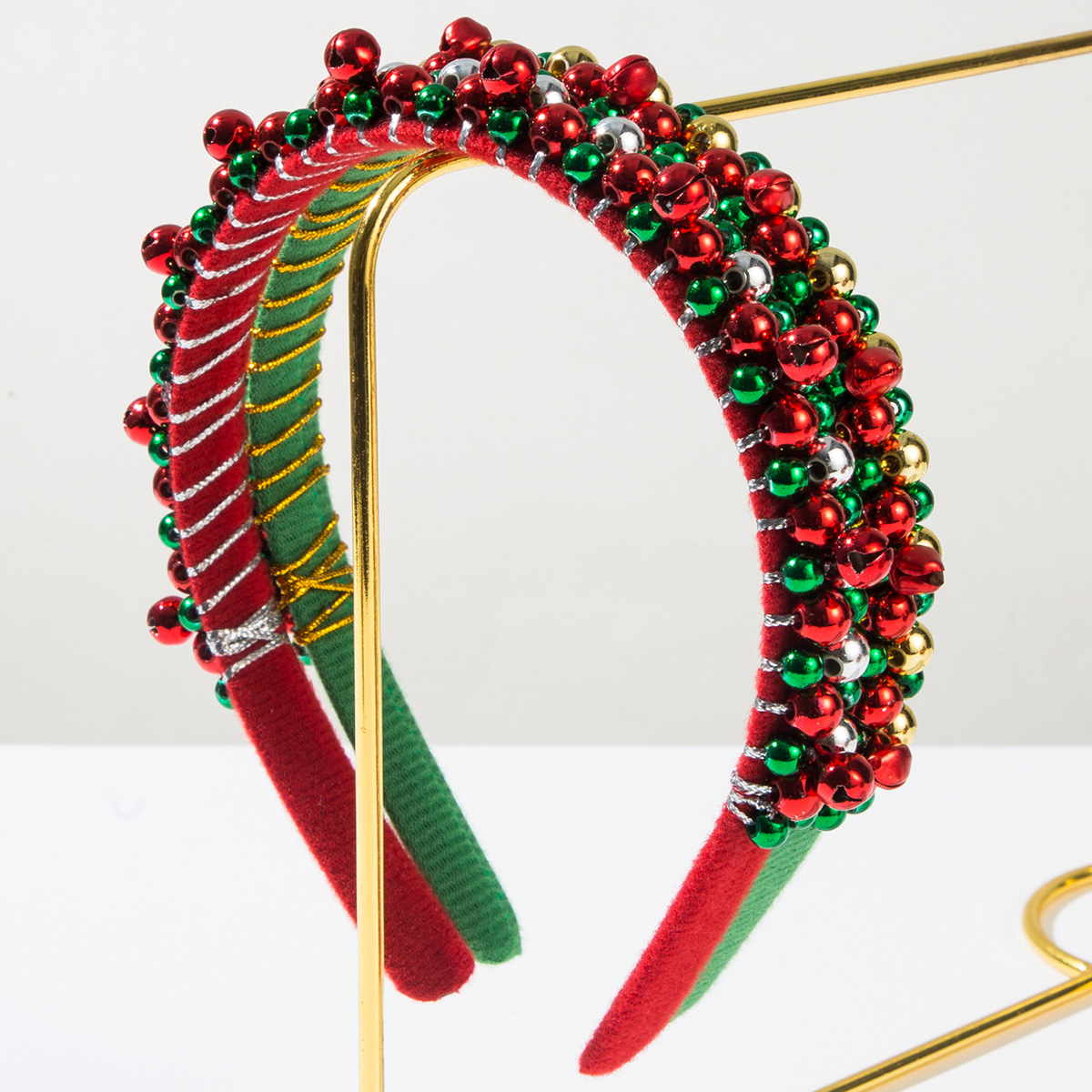 Women'S Accessories Flannels - Nowa czerwono-zielona świąteczna opaska na głowę