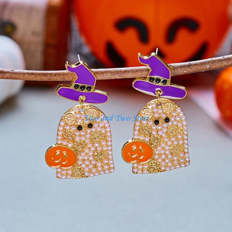 Women Accessories Photos - Para kolczyków na Halloween ze stopu