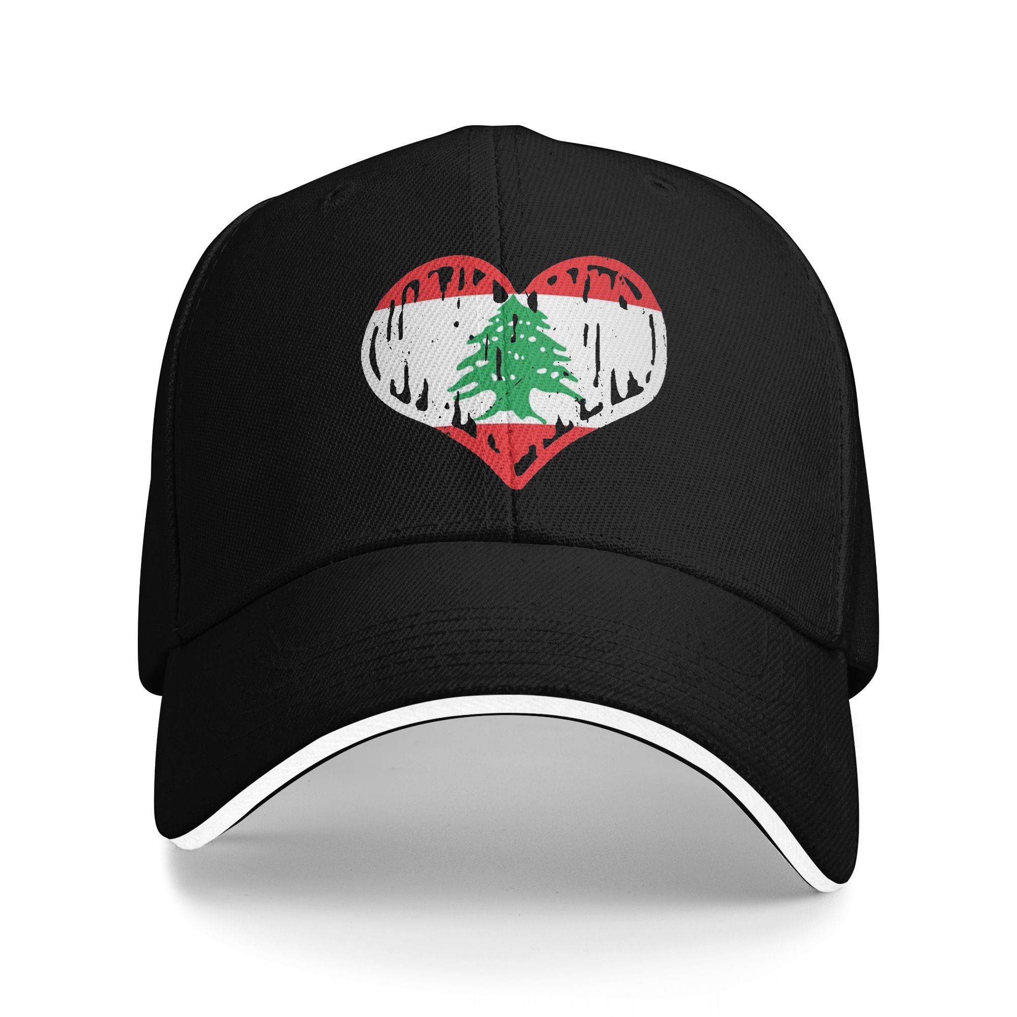 Women Accessories Lebanon - Czapka z daszkiem z flagą Libanu,