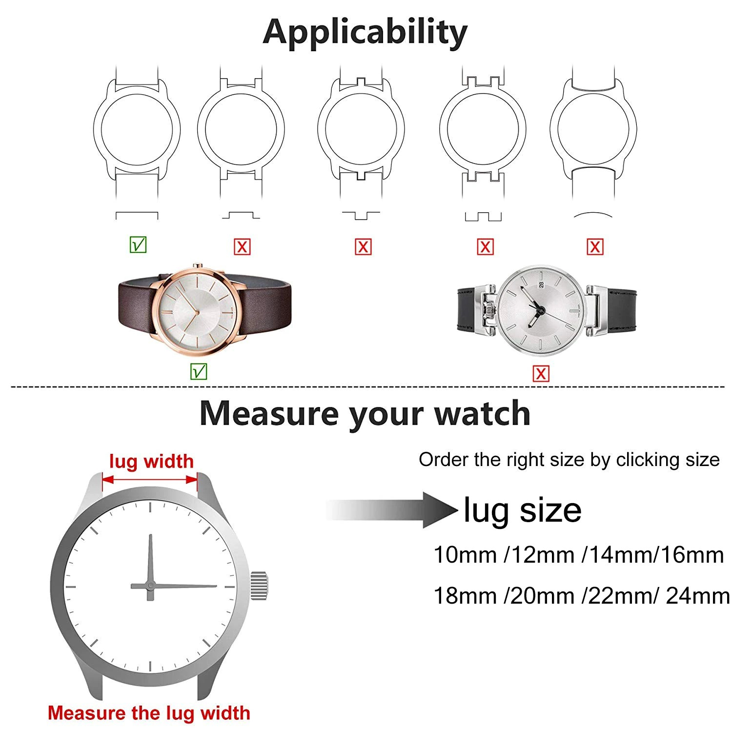 *wysoka jakość* pasek do zegar – Women'S Accessories To Wear With Watch recenzja i cena