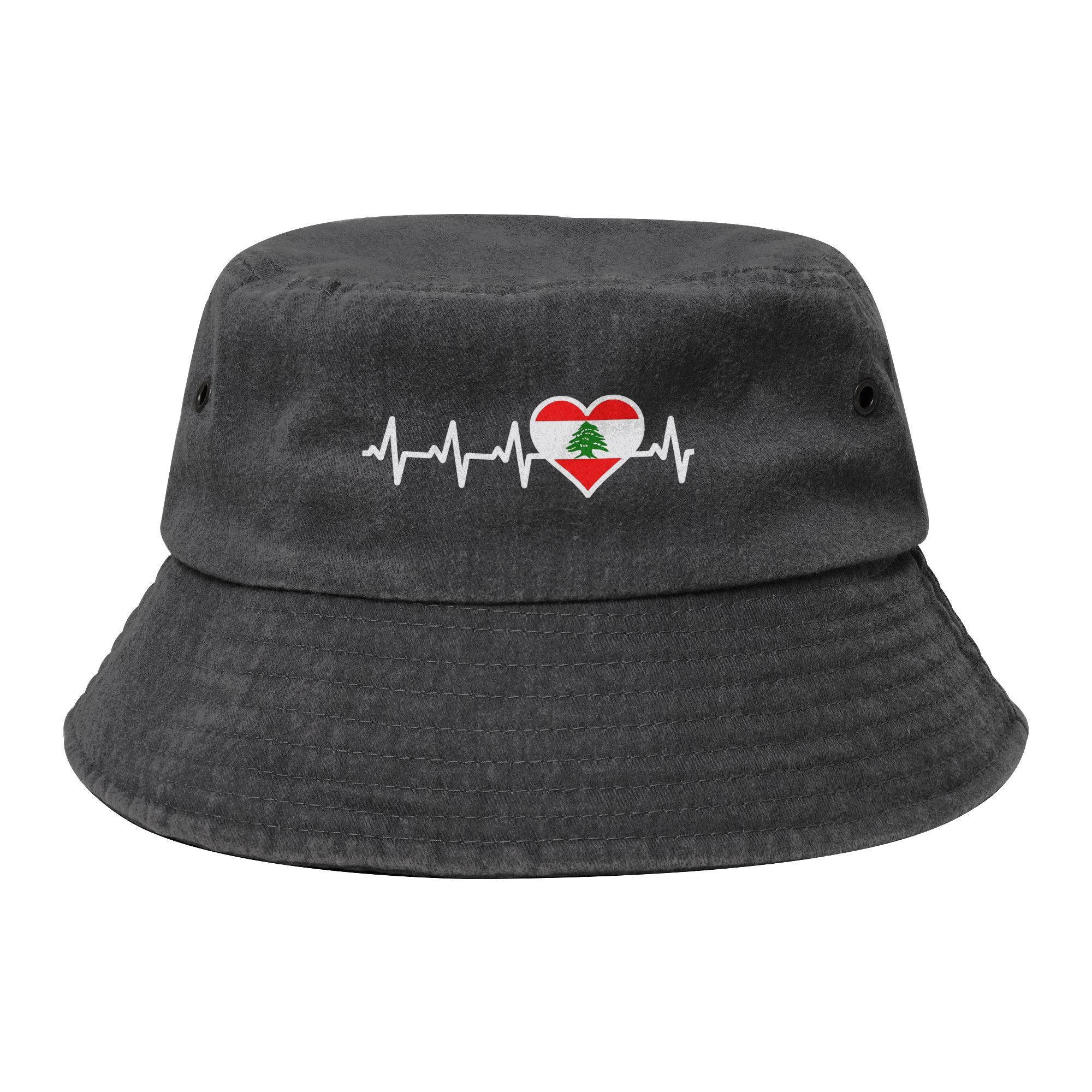Czapka typu bucket hat z flagą – Women Accessories Lebanon recenzja i cena